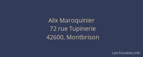 Alix Maroquinier