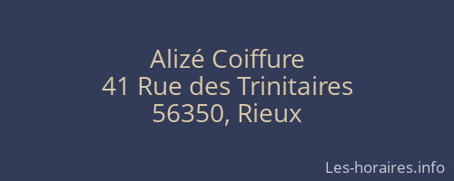 Alizé Coiffure