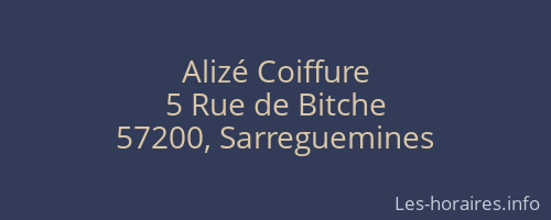 Alizé Coiffure