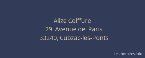 Alize Coiffure