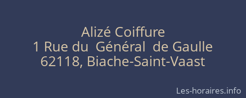 Alizé Coiffure
