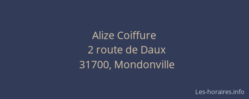 Alize Coiffure