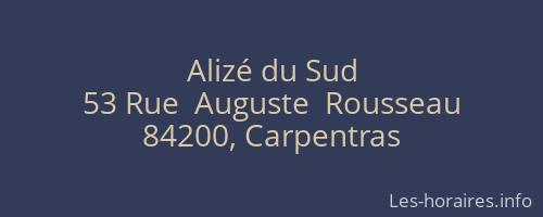 Alizé du Sud