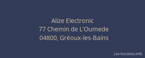 Alize Electronic