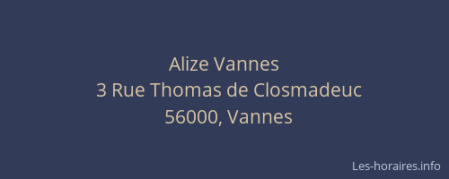 Alize Vannes
