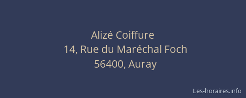 Alizé Coiffure