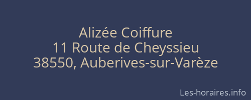 Alizée Coiffure
