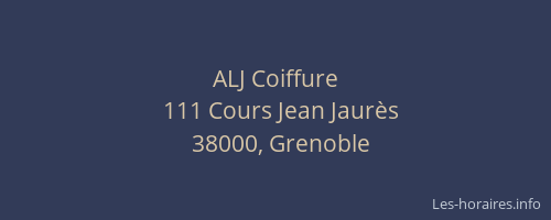 ALJ Coiffure