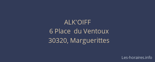 ALK'OIFF