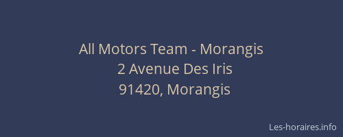All Motors Team - Morangis