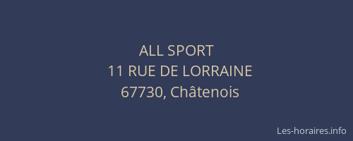 ALL SPORT