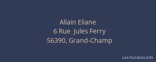 Allain Eliane
