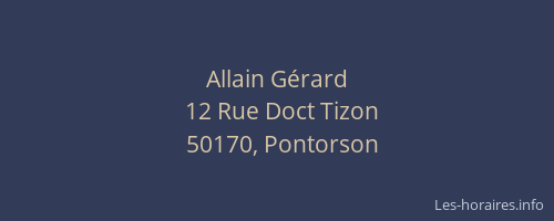 Allain Gérard