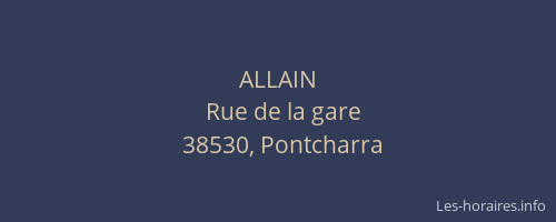 ALLAIN
