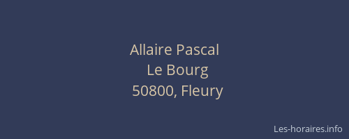 Allaire Pascal