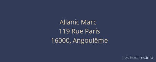 Allanic Marc