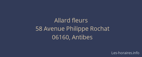 Allard fleurs