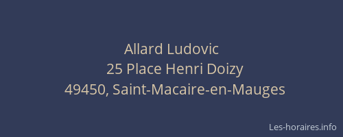 Allard Ludovic