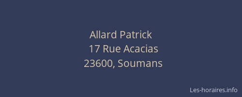 Allard Patrick
