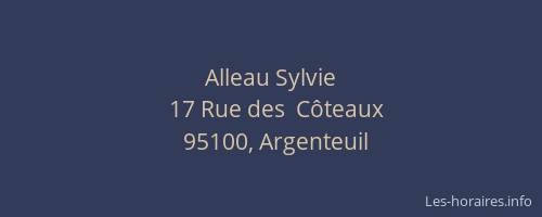 Alleau Sylvie