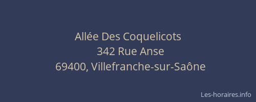 Allée Des Coquelicots
