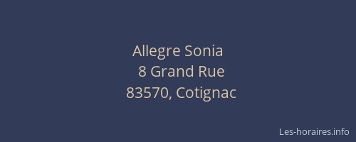Allegre Sonia