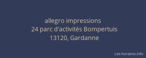 allegro impressions