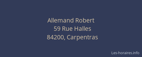 Allemand Robert