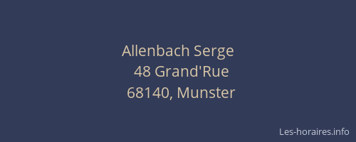 Allenbach Serge