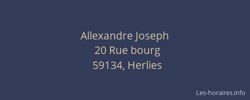 Allexandre Joseph