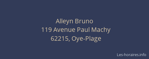 Alleyn Bruno