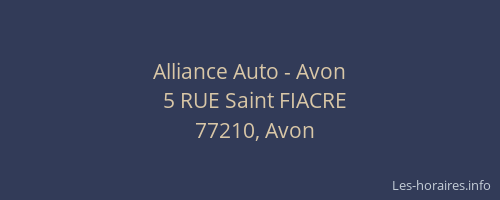 Alliance Auto - Avon