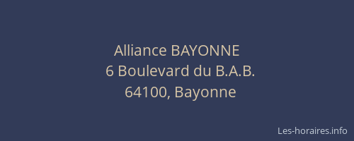 Alliance BAYONNE