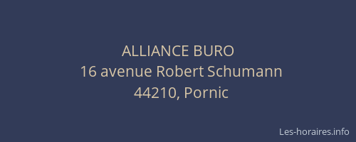 ALLIANCE BURO