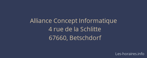Alliance Concept Informatique