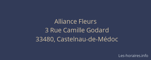 Alliance Fleurs