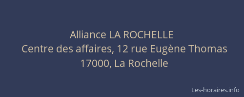 Alliance LA ROCHELLE