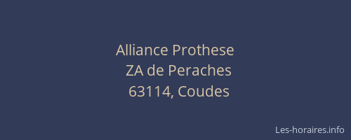 Alliance Prothese