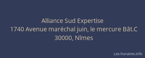 Alliance Sud Expertise