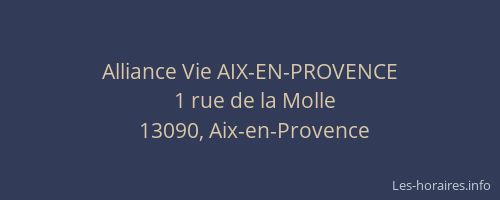 Alliance Vie AIX-EN-PROVENCE