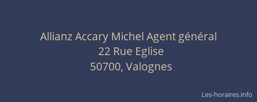Allianz Accary Michel Agent g&eacute;n&eacute;ral