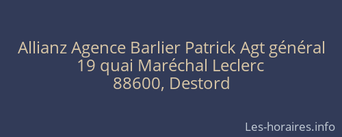 Allianz Agence Barlier Patrick Agt général