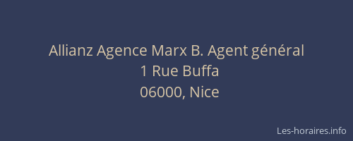 Allianz Agence Marx B. Agent général