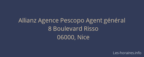 Allianz Agence Pescopo Agent général