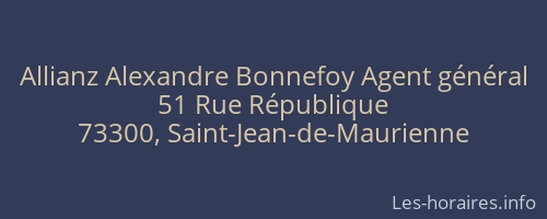 Allianz Alexandre Bonnefoy Agent général