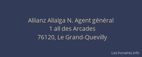 Allianz Allalga N. Agent général