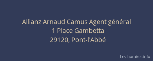 Allianz Arnaud Camus Agent g&eacute;n&eacute;ral