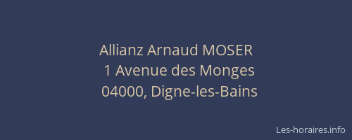 Allianz Arnaud MOSER