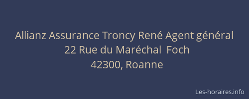 Allianz Assurance Troncy René Agent général
