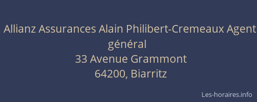 Allianz Assurances Alain Philibert-Cremeaux Agent général